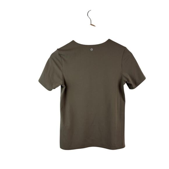 Victoria’s Secret Seamless Tee Olive Women’s M — Slimming Neutral - Picture 3 of 3